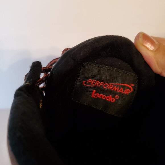 Laredo Women's Perform air 1.5" Hight heel Round Toe Western Ankle Boot Size 7M. - Picture 7 of 13